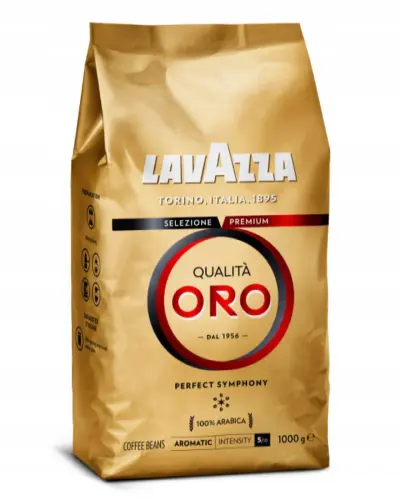 Kawa Ziarnista Arabica Lavazza Qualita Oro 1000 g – Podaruj Sobie Chwilę Radości