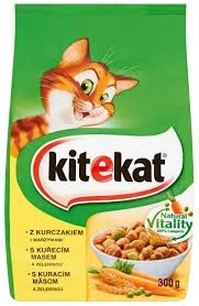 Sucha karma dla kota Kitekat kurczak z warzywami 0,3 kg