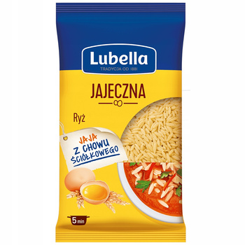 Lubella Makaron Domowy Jajeczny Ryż 250 g