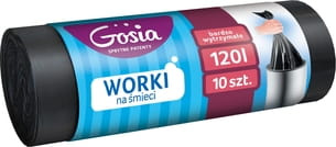 WORKI NA ŚMIECI 120L/10SZTUK BEZ USZU