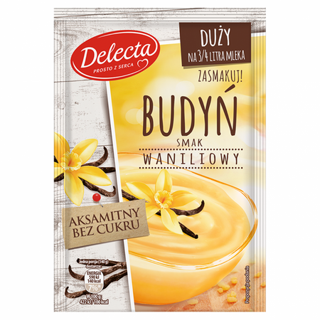 BUDYŃ SMAK WANILIOWY 64G DELECTA