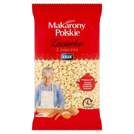 MAKARONY POLSKIE ZACIERKA 2-JAJECZNA ABAK 250G