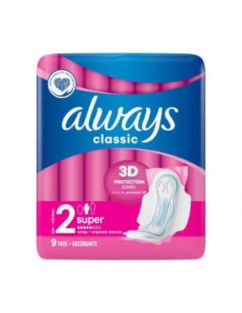 PODPASKI ALWAYS CLASSIC MAXI 9 SZTUK