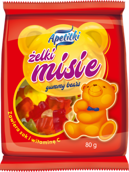 APETITKI Żelki misie 80G