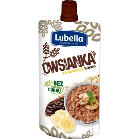 LUBELLA Owsianka z Bananami i Kakao 100 g