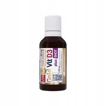 Olimp Gold-Vit D3 plus Shot 25 ml smak wiśniowy