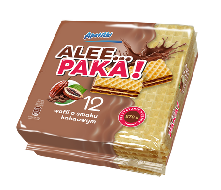 APETITKI WAFLE PRZEKŁADANE KAKAOWE 270G