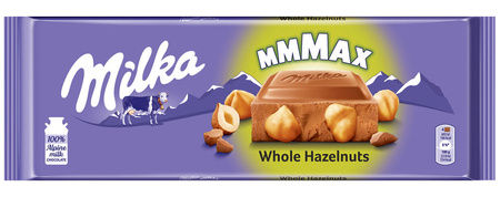 Milka Czekolada whole hazelnuts 270G