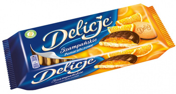 Delicje Szampańskie Pomarańczowe 147g