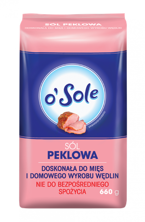 Sól Peklowa doskonała do mięs, nie do bezpośredniego spożycia 660 g oSole