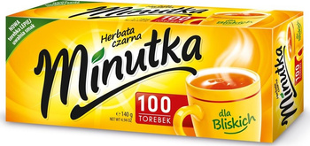 Minutka Herbata czarna ekspresowa 100 torebek