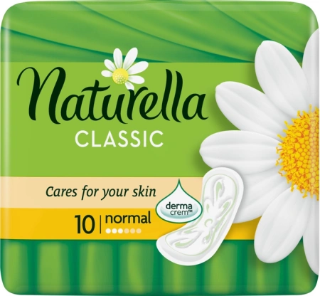 PODPASKI NATURELLA CLASSIC NORMAL 10SZTUK