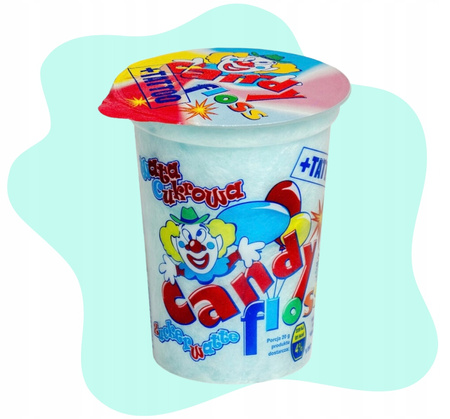 CANDYFLOSS WATA CUKROWA Z TATUAŻEM 20G