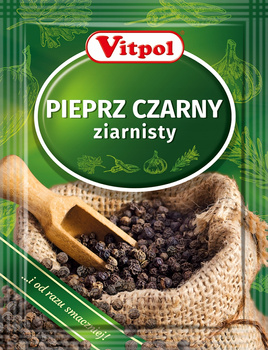 Pieprz czarny ziarnisty Vitpol 15 g