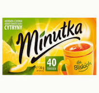 Herbata Czarna MINUTKA CYTRYNOWA Ekspresowa 56g