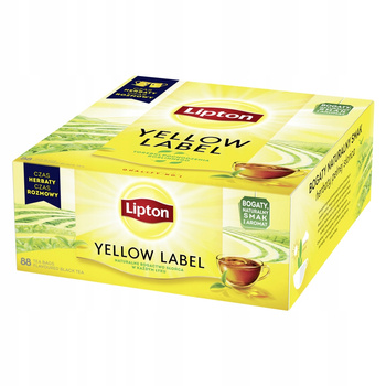 Herbata czarna ekspresowa Lipton 88 torebek 176 g