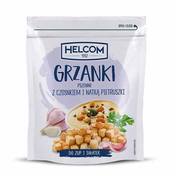 HELCOM GRZANKI PSZENNE z czosnkiem i natką pietruszki 100g