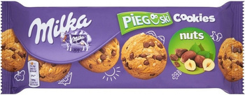 Milka Pieguski z czekoladą i orzechami 135G