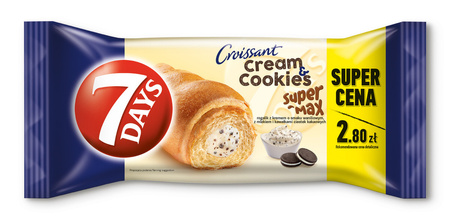 7DAYS Super MAX krem vaniliowy z kawałkami ciastka kakaowego 110g