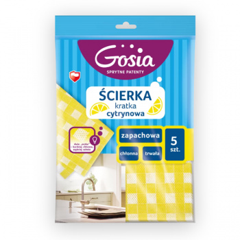 ŚCIERKA CYTRYNOWA KRATKA 5SZTUK