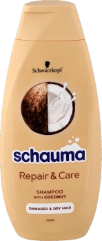 SCHAUMA ODBUDOWA I PIELĘGNACJA 400ML - Szampon do Włosów Zniszczonych i Suchych