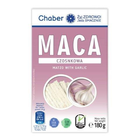 CHABER Maca czosnkowa 180g