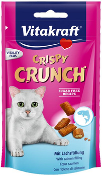 VITAKRAFT CRISPY CRUNCH przysmak dla kota, łosoś 60g