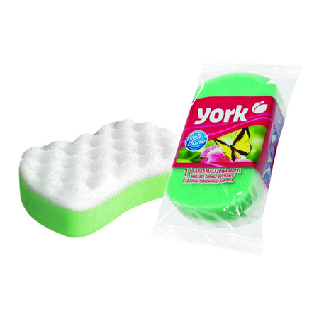 YORK GĄBKA MASAŻOWA MOTYL