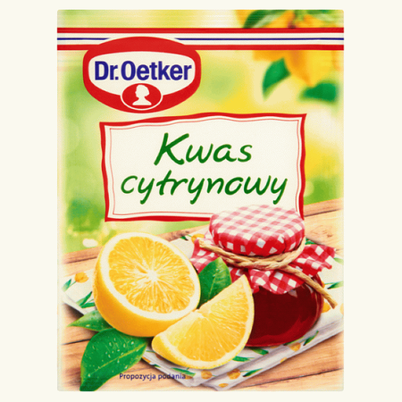 DR. OETKER KWAS CYTRYNOWY 20G
