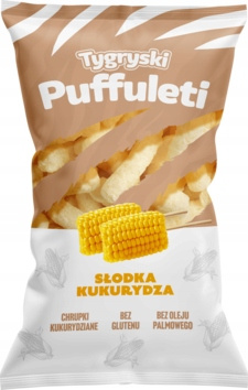 ŁAPSY PUFFULETI SŁODKA KUKURYDZA 85G