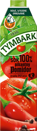 Tymbark Sok 100% pikantny pomidor 1 l