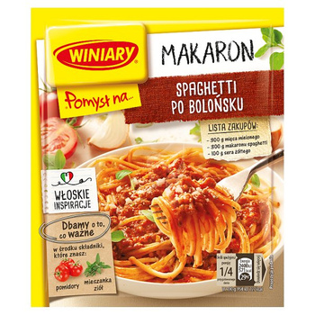 Winiary Pomysł na spaghetti po bolońsku 44G