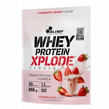 Olimp Whey Protein Xplode 350g – Białkowa Odżywka Truskawkowa