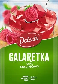 Delecta Galaretka Smak Malinowy 75 g