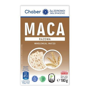 CHABER Maca razowa 180g