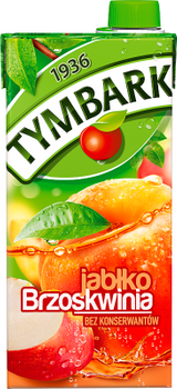 Tymbark Napój jabłko brzoskwinia 1 l