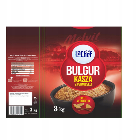 Kasza bulgur z vermicelli sypka MELVIT La Chef 3 kg