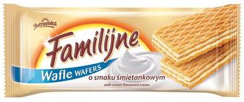 Jutrzenka Wafle Familijne Śmietankowe 180G