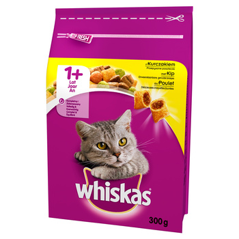 Sucha karma dla kota Whiskas 1+ kurczak 300 g