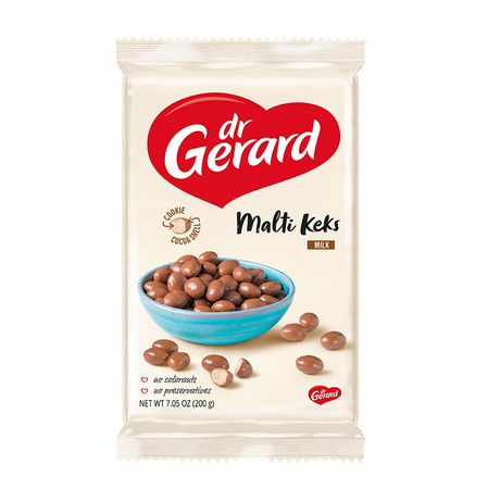DR GERARD MALTIKEKS MILK CHOCOLATE 200G