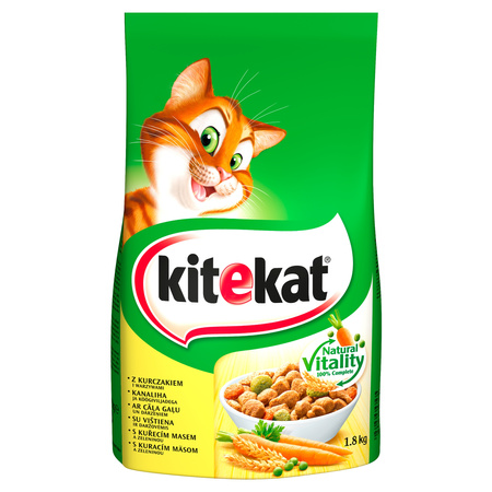 Sucha karma dla kota Kitekat kurczak 1,8 kg