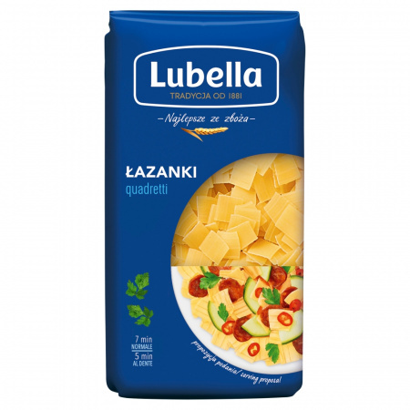 Lubella Makaron Łazanki 400 g 