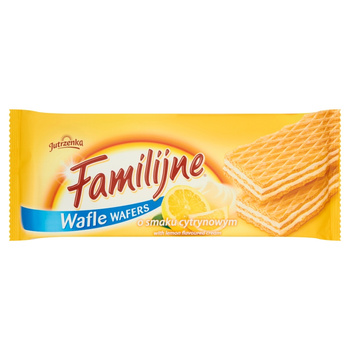 Jutrzenka Wafle Familijne cytrynowe 180G