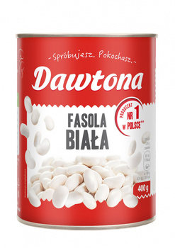 Fasola biała konserwowa 400g Dawtona