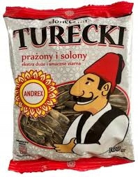 Słonecznik turecki prażony solony ANDREX 100 g