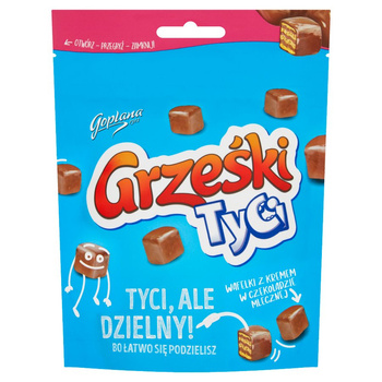 GOPLANA Grześki Tyci Wafelki z kremem w czekoladzie mlecznej 120G