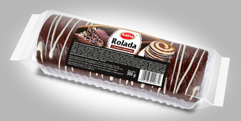 KOVIS ROLADA Z KREMEM KAKAOWYM W POLEWIE 300G
