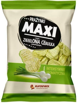 EUROSNACK PRAŻYNKI MAXI ZIELONA CEBULKA 130G