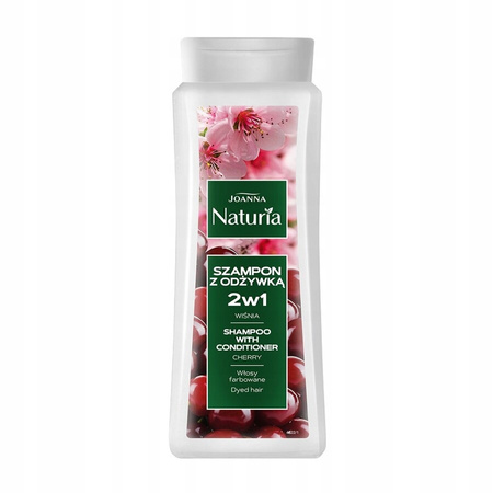 JOANNA SZAMPON NATURIA WŁOSY FARBOWANE Z WIŚNIĄ 500ML