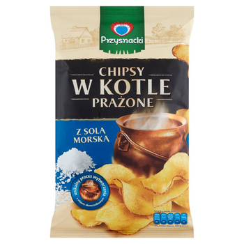 Przysnacki Chipsy w kotle prażone z solą morską 125g